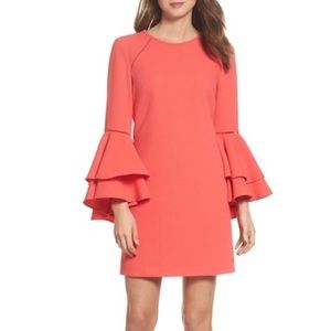 CHELSEA28 ✨NWT✨ Coral Bell Sleeve Shift Dress